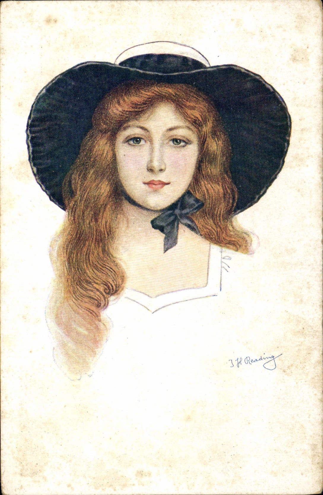 CPA Illustrateur Femme