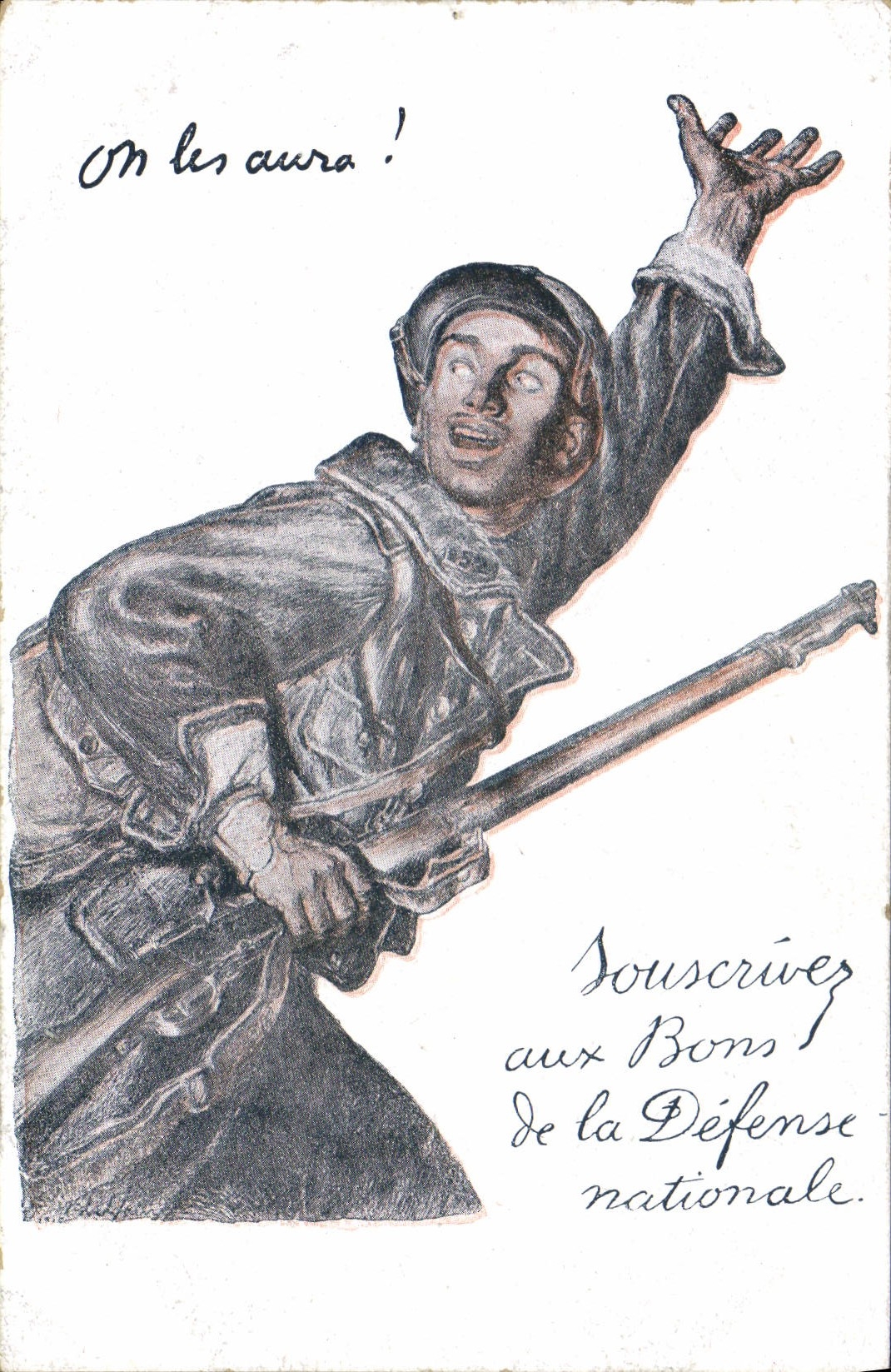 VINTAGE POSTCARD Fantasy Militaria Goods National defense