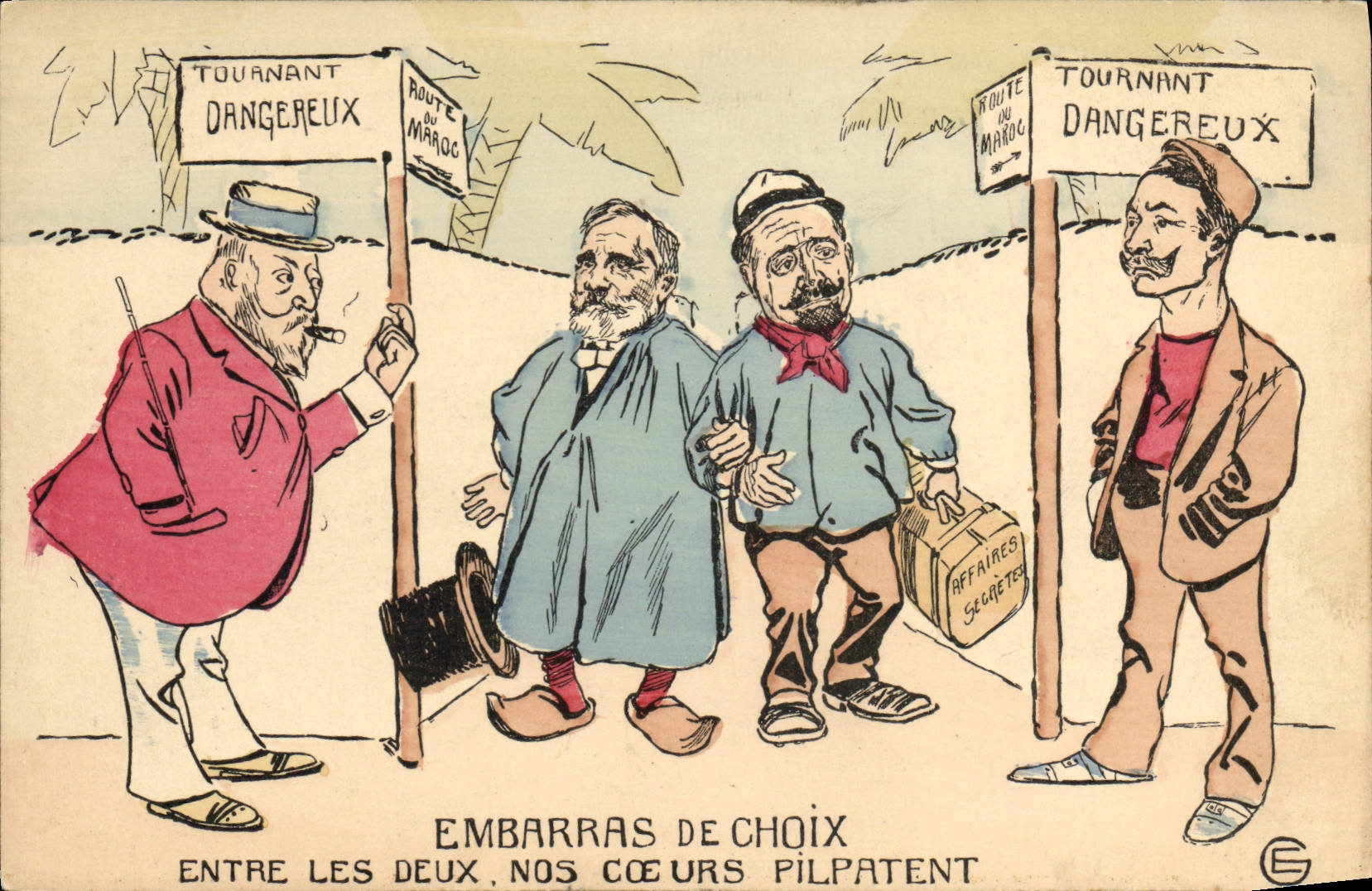 CPA Embarras du choix Maroc