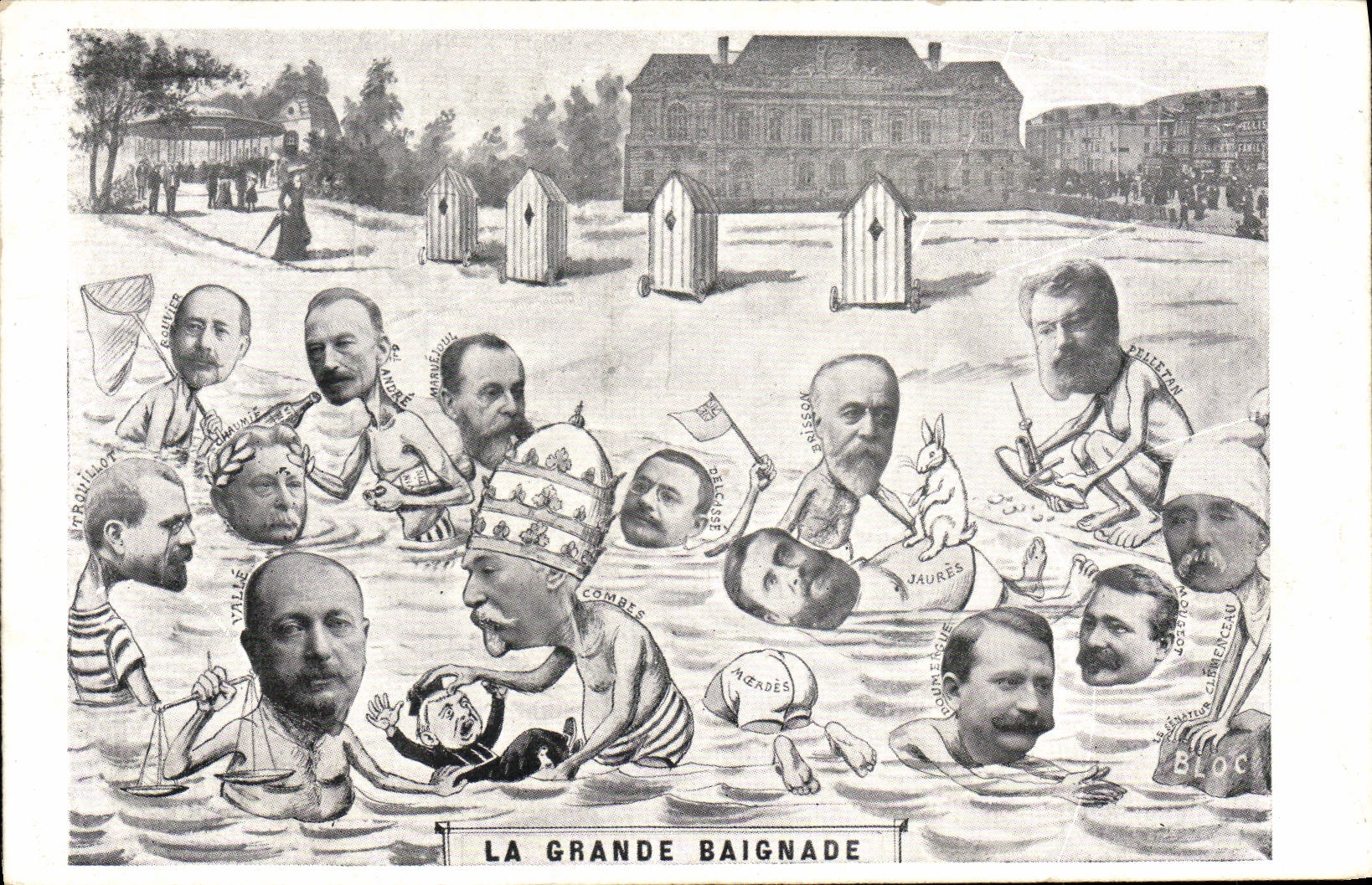 VINTAGE POSTCARD the great bathe