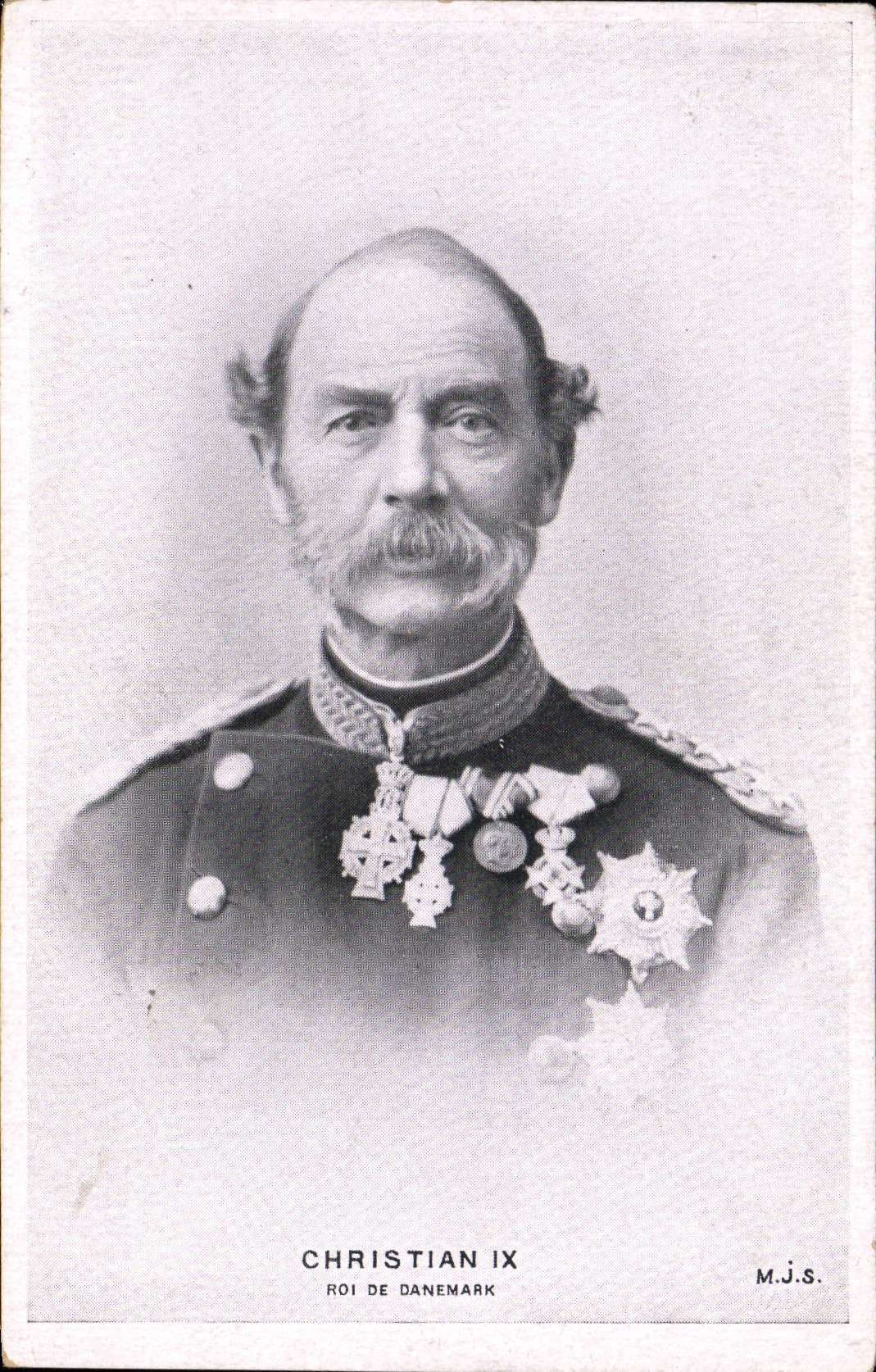 CPA Christian IX Roi de Danemark