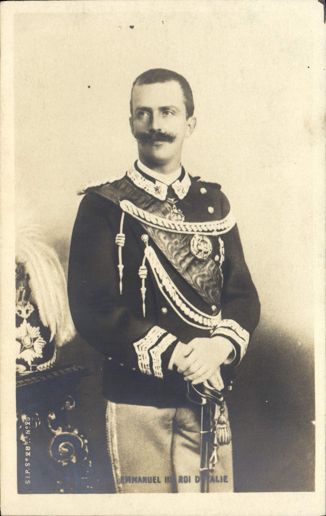 CPA Emmanuel III Roi d'Italie 