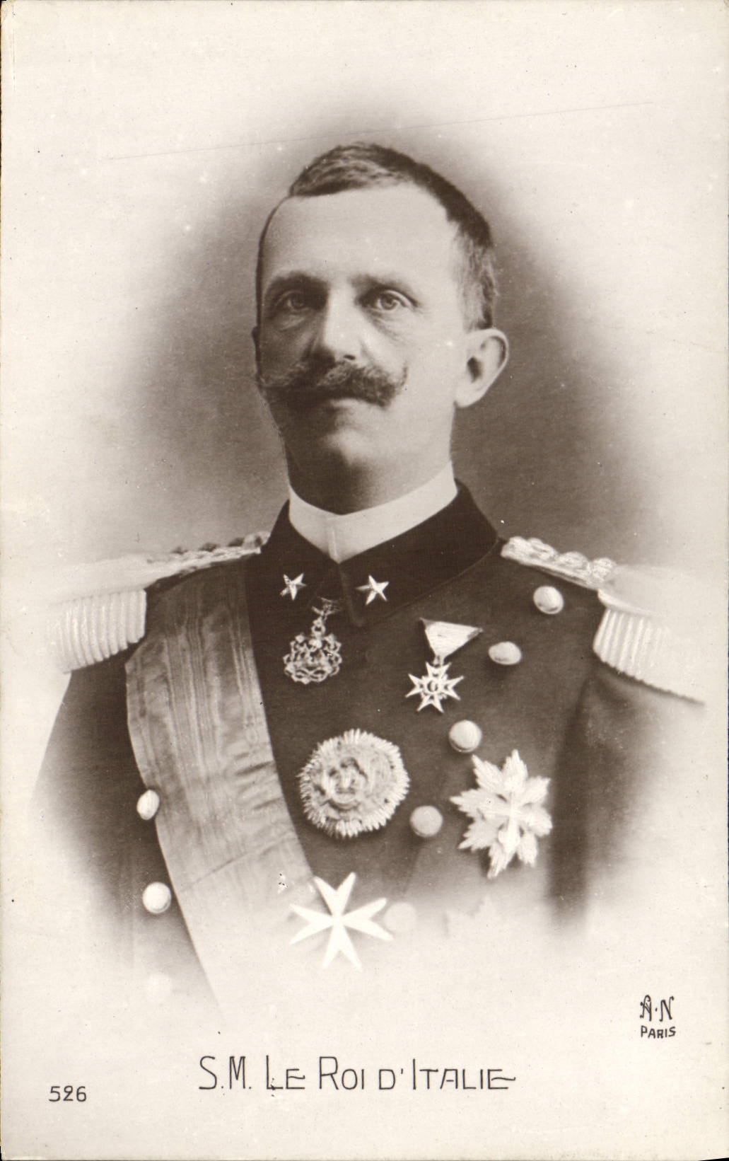 CPA SM Le roi d'Italie 