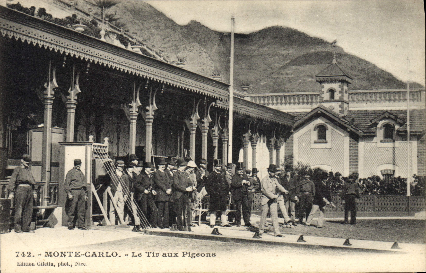 CPA Monte Carlo Monaco Le tir aux pigeons