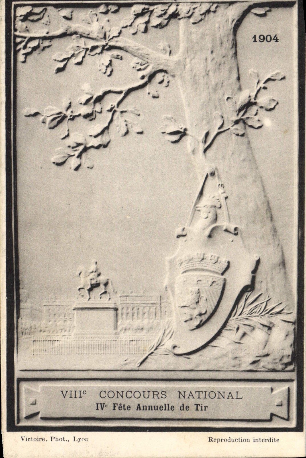 CPA Concours national Fete annuelle de tir Lyon 1904