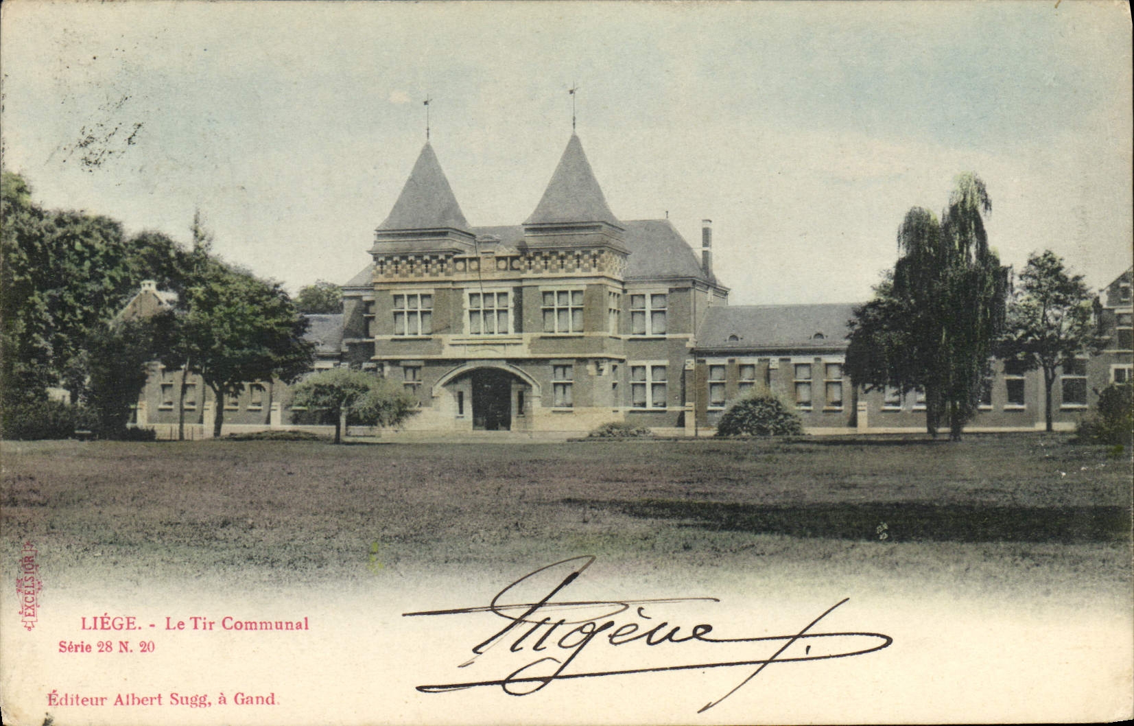 CPA Liege Le tir communal