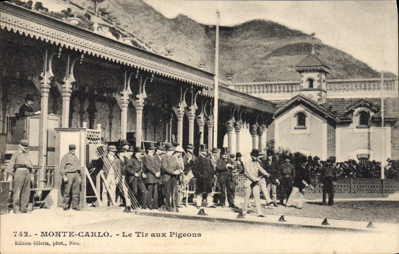CPA Monte Carlo Monaco Le tir aux pigeons
