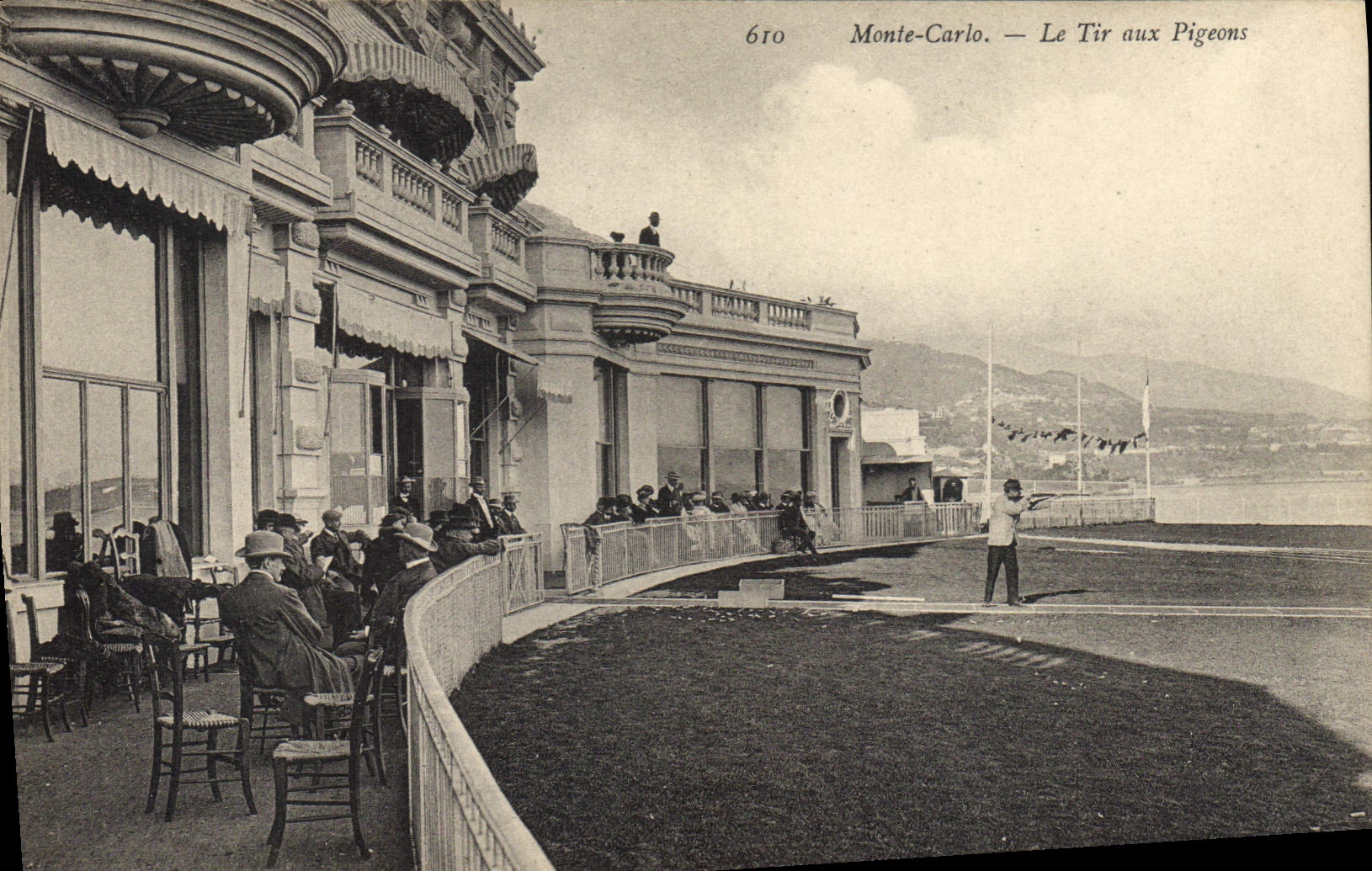 CPA Monte Carlo Monaco Le tir aux pigeons