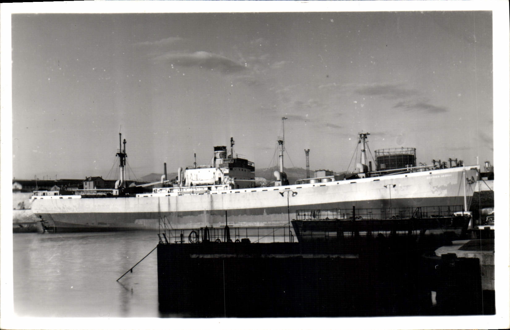 VINTAGE POSTCARD Boat Brother Georges