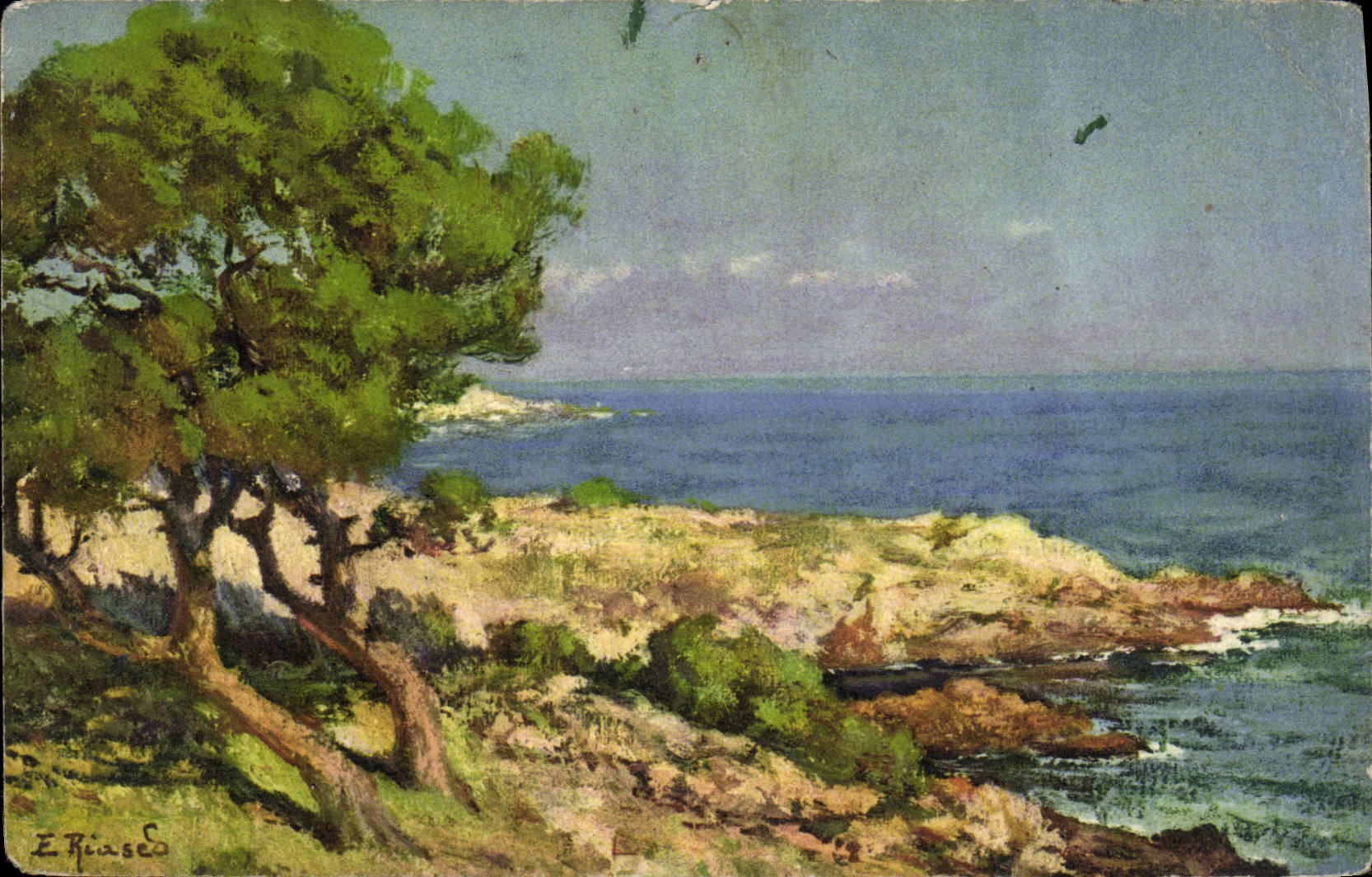 CPA Fantaisie Illustrateur Pointe de la Garoupe