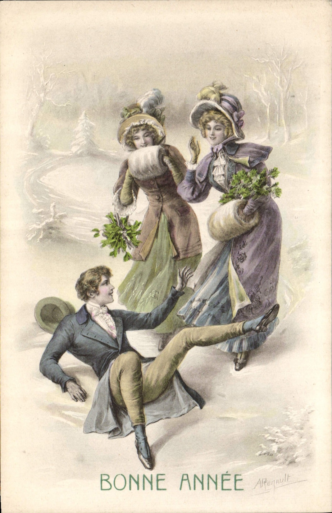 CPA Fantaisie Illustrateur Femmes