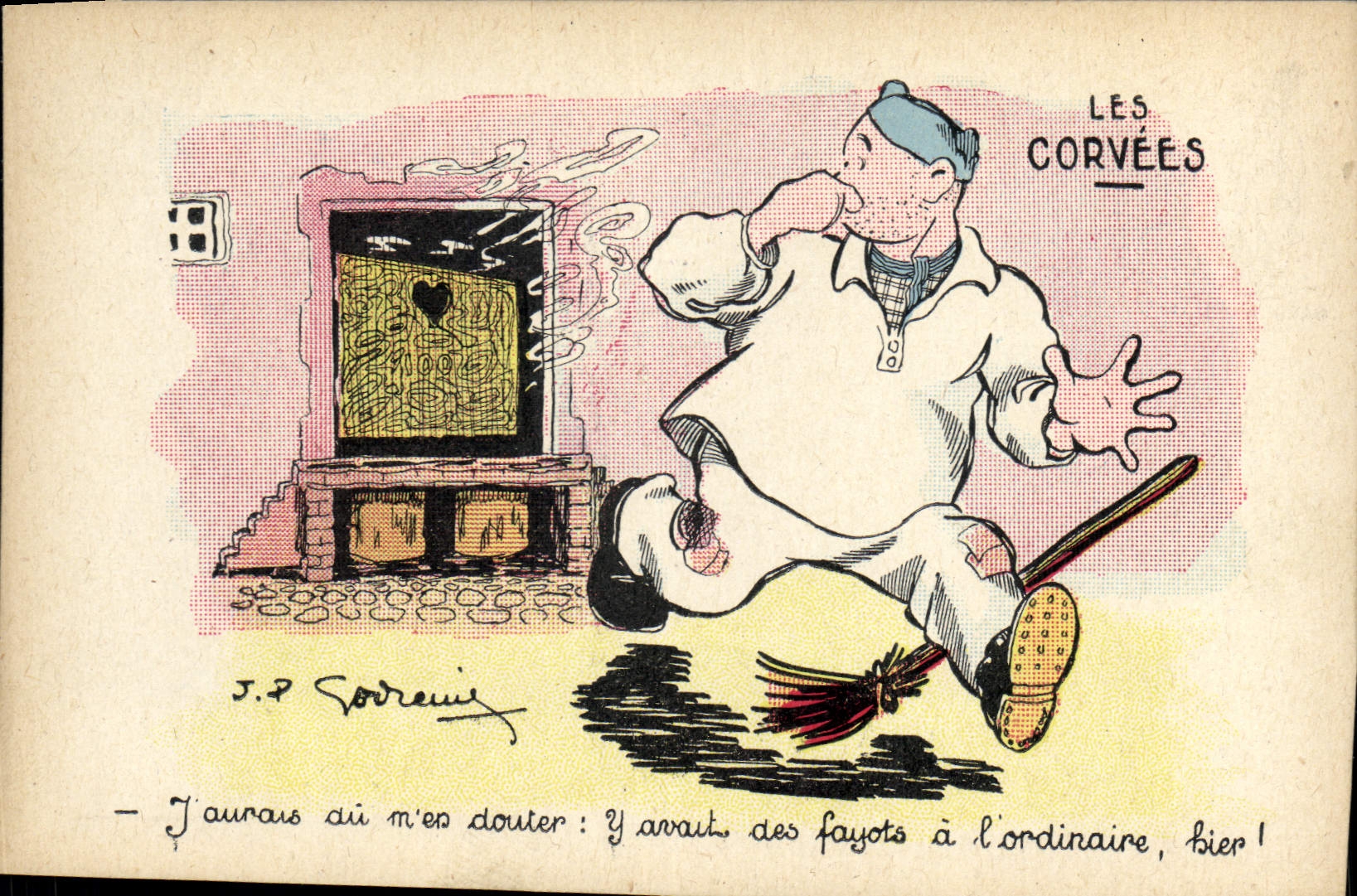 VINTAGE POSTCARD Militaria drudgeries