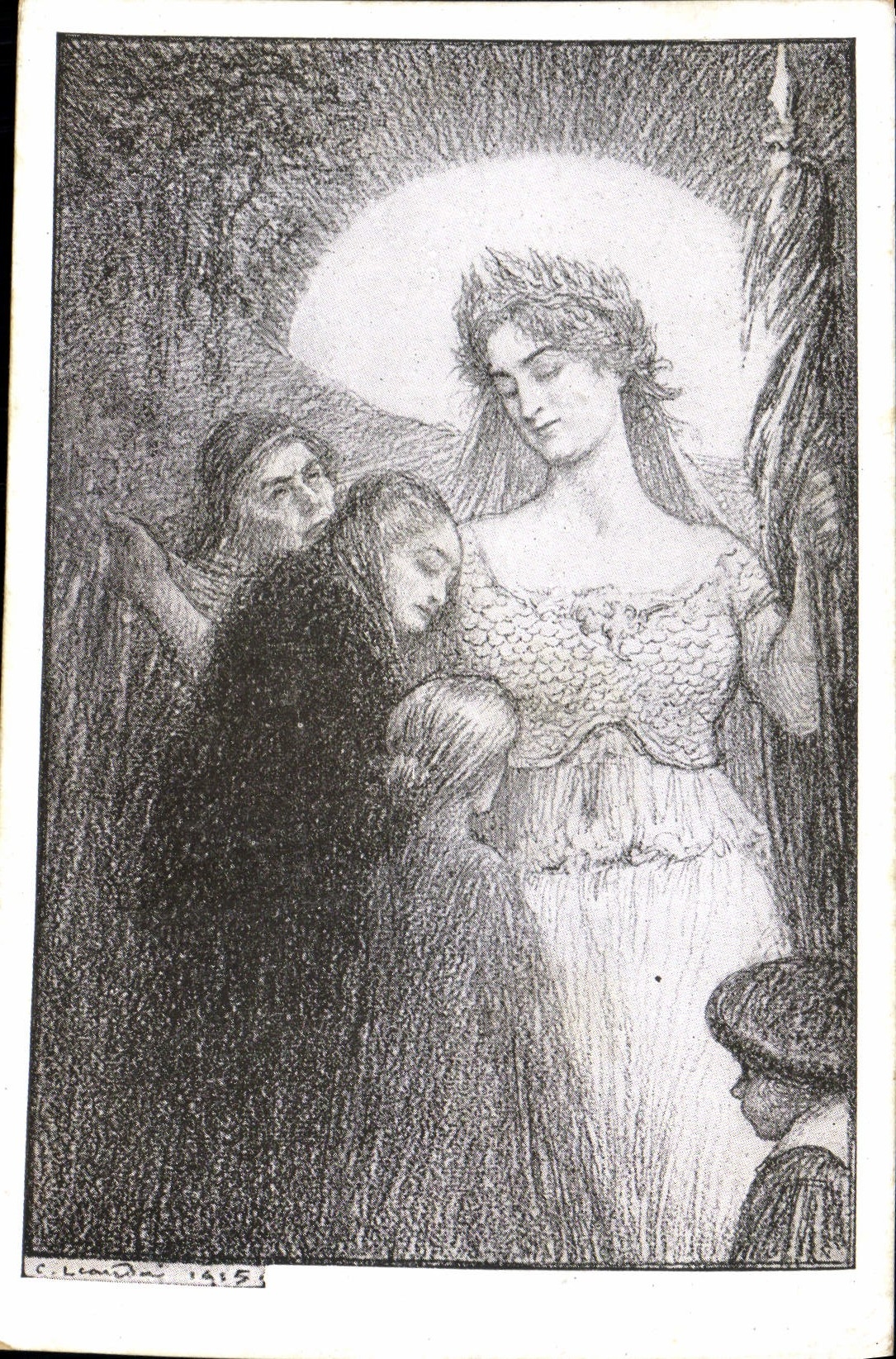 CPA Militaria Secours National 