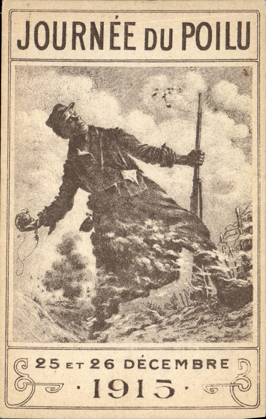 CPA Militaria Journee du poilu 1915