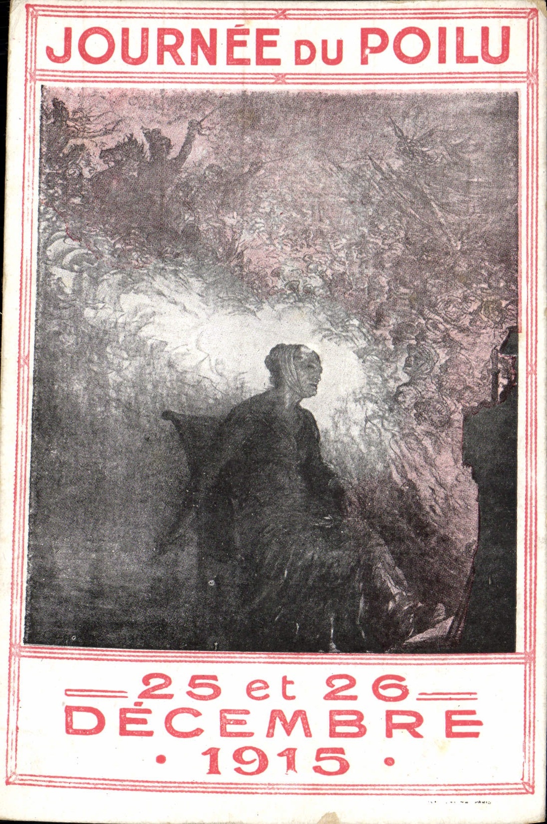 CPA Militaria Journee du poilu 1915