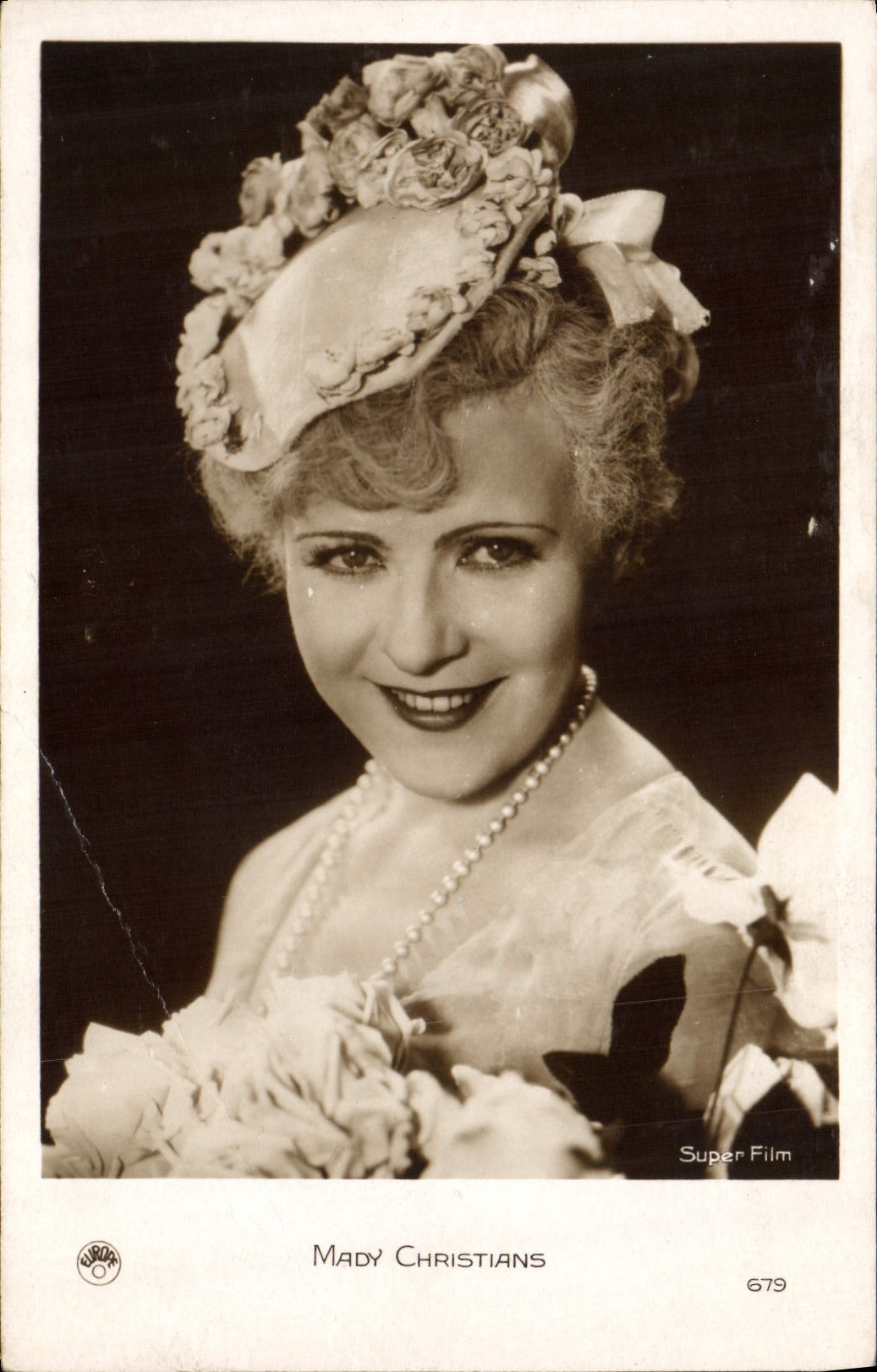 POSTAL MODERNA cristianos de Mady del cine