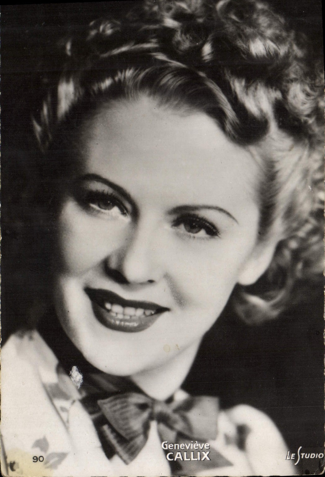 POSTAL MODERNA cine Genevieve Callix