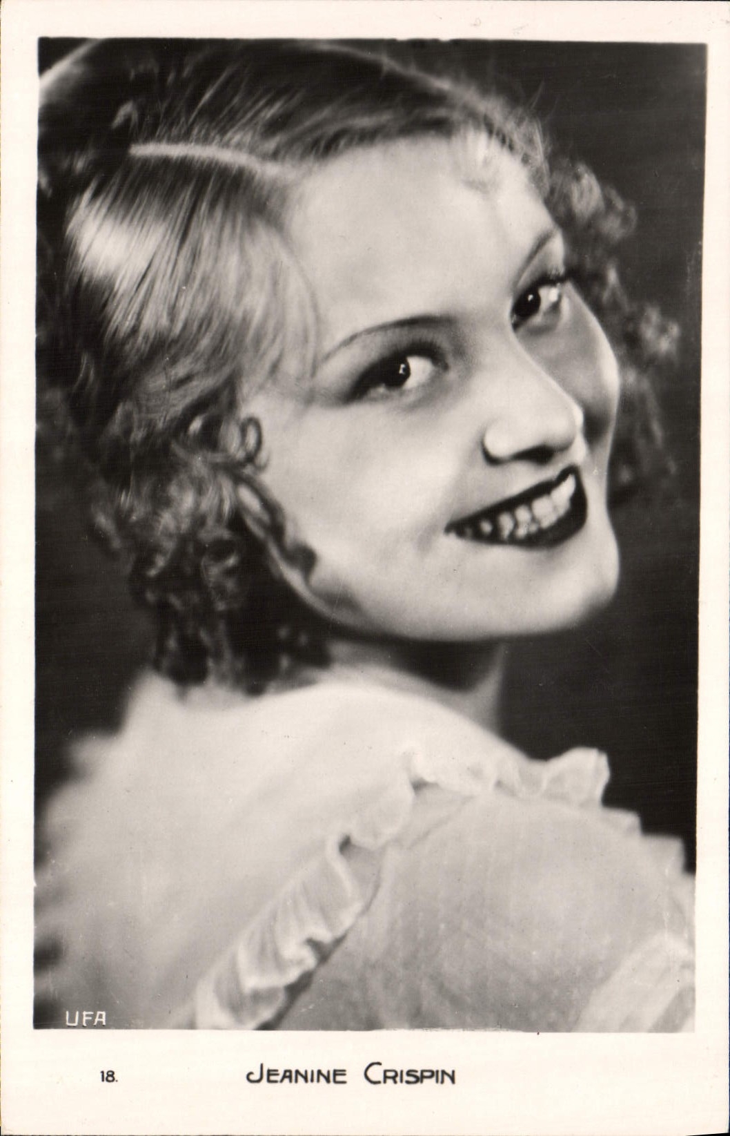 POSTAL MODERNA cine Jeanine Crispin