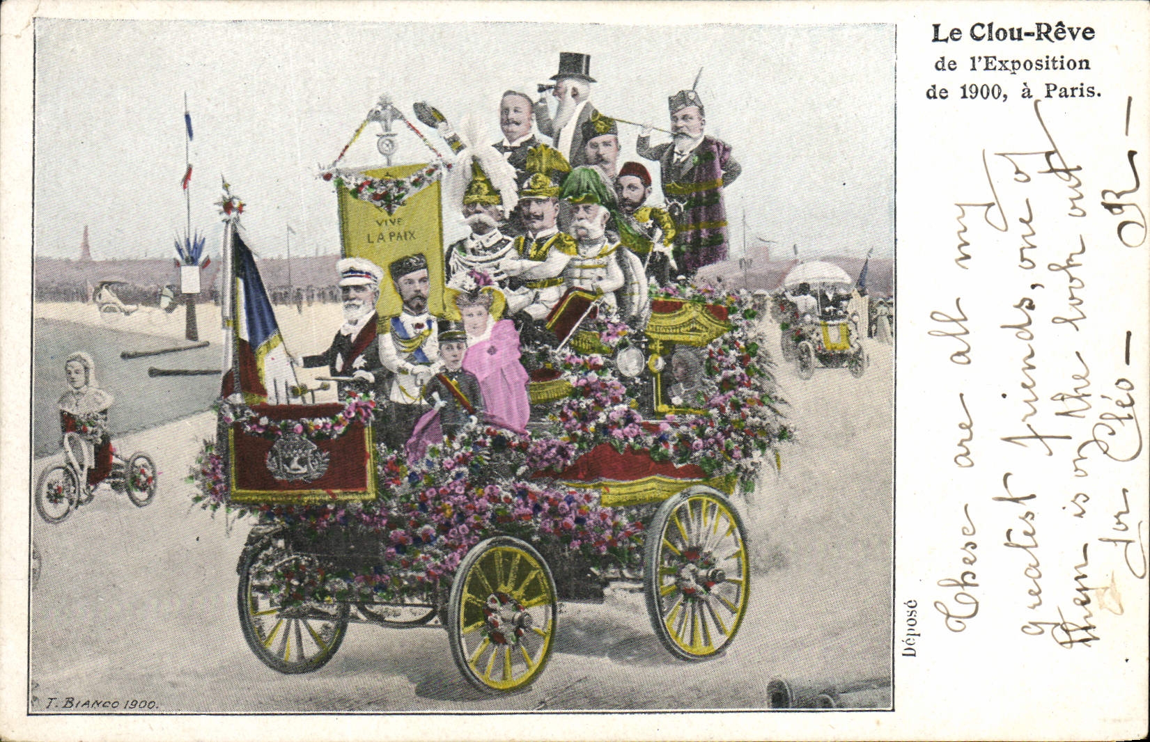 CPA le clou reve de l'exposition de 1900 Paris Nicolas II Russie Russia
