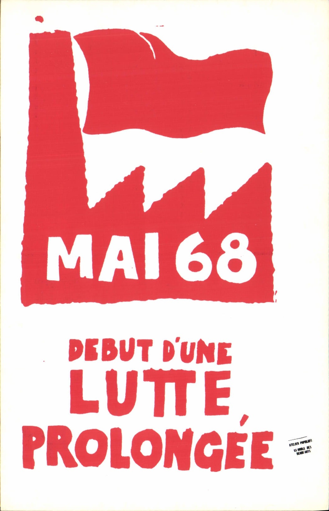 CPM Les affiches de mai 68 mai 68 Debut d'une lutte prolongee