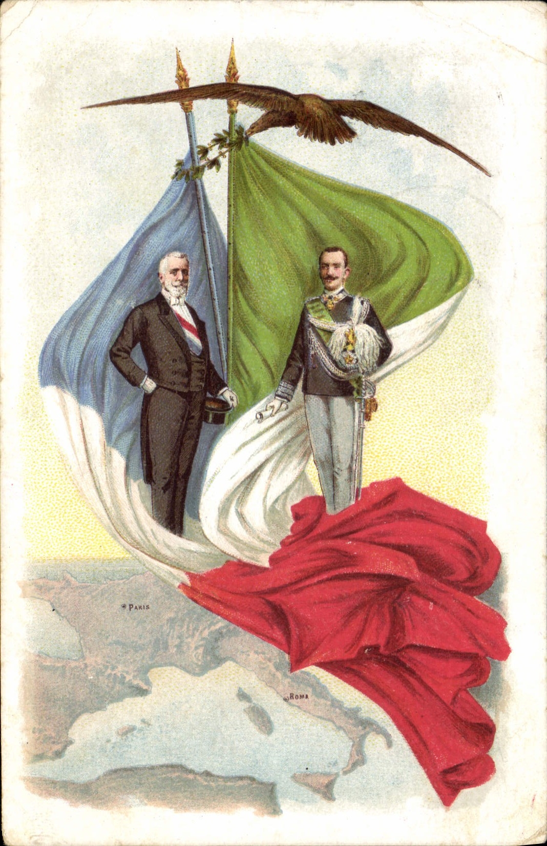 CPA France Italie Aigle 