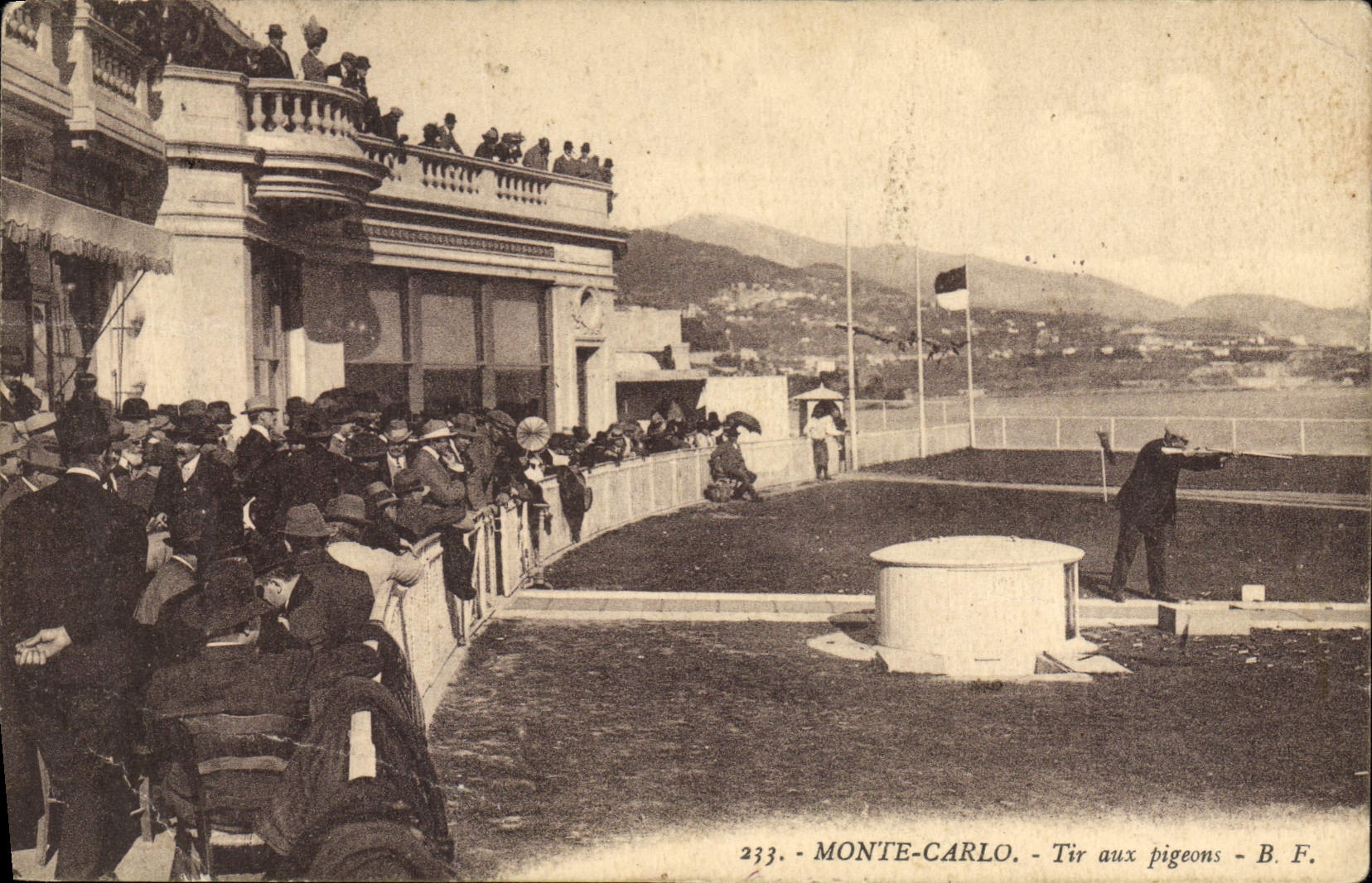 CPA Monte Carlo Tir aux pigeons Monaco