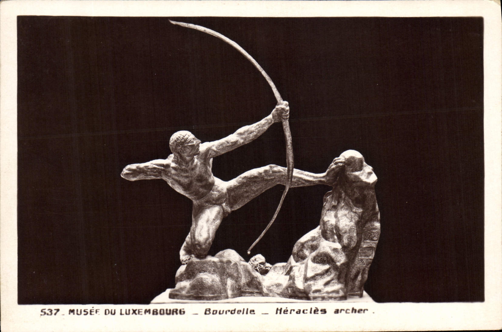 CPA Tir a l'arc Musee du Luxembourg Bourdelle Heracles Archer 