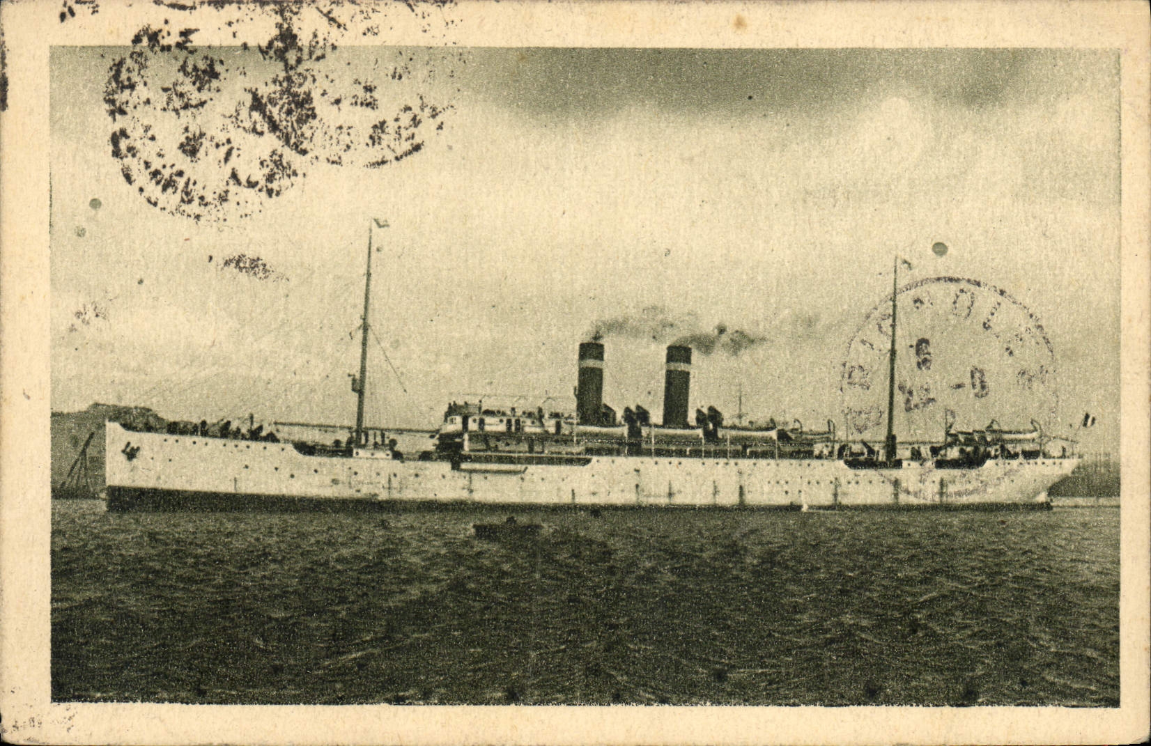 CPA Bateau Paquebot Fabre Line SS Britannia