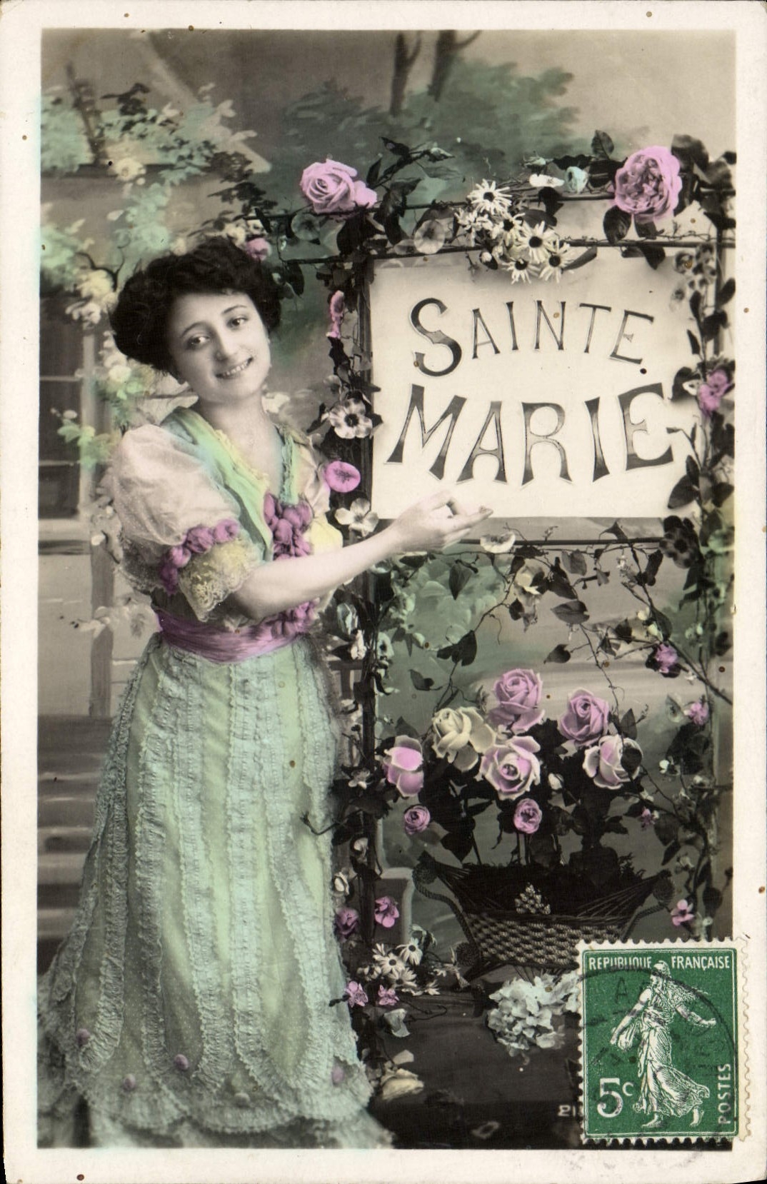 CPA Fantaisie Prenom Marie