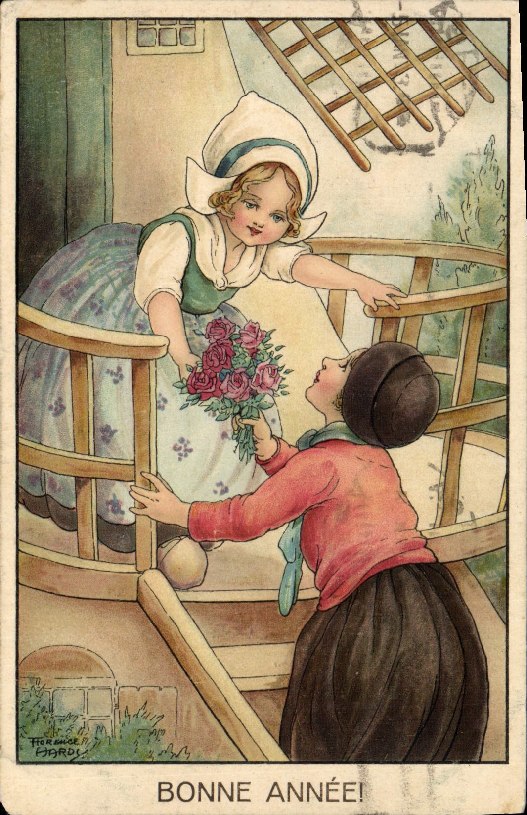 VINTAGE POSTCARD Illustrator Hardy Child
