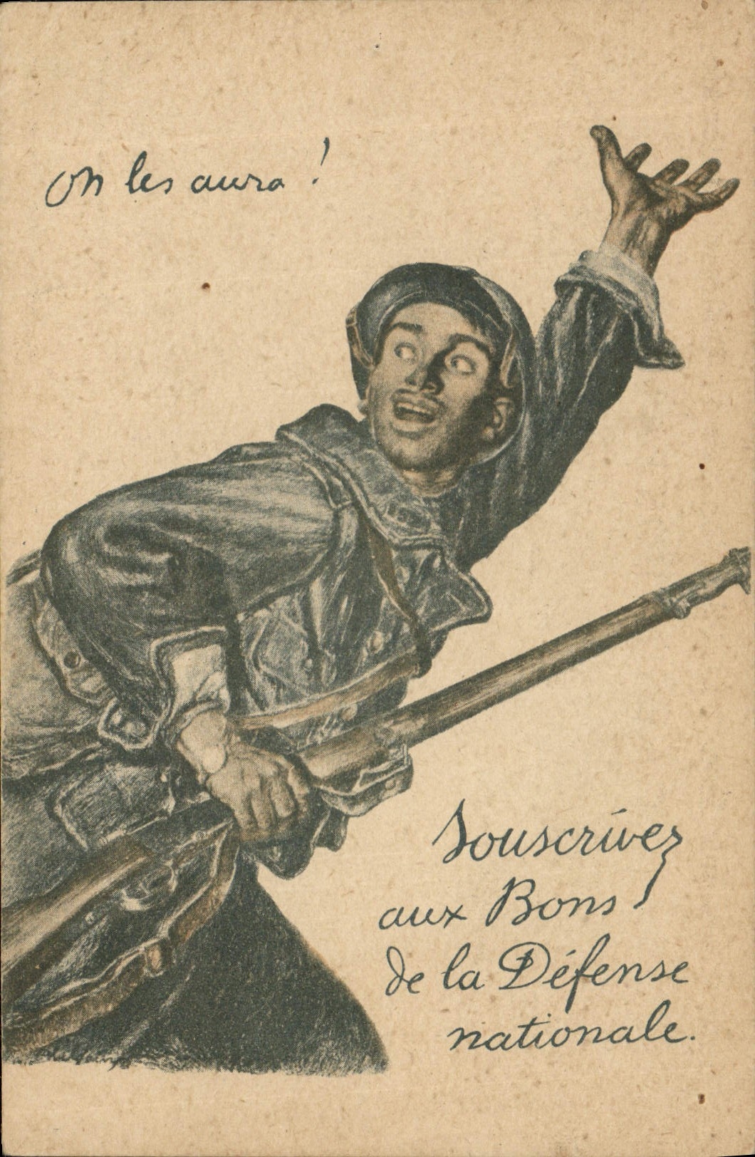 CPA Militaria Bons de la Defense Nationale