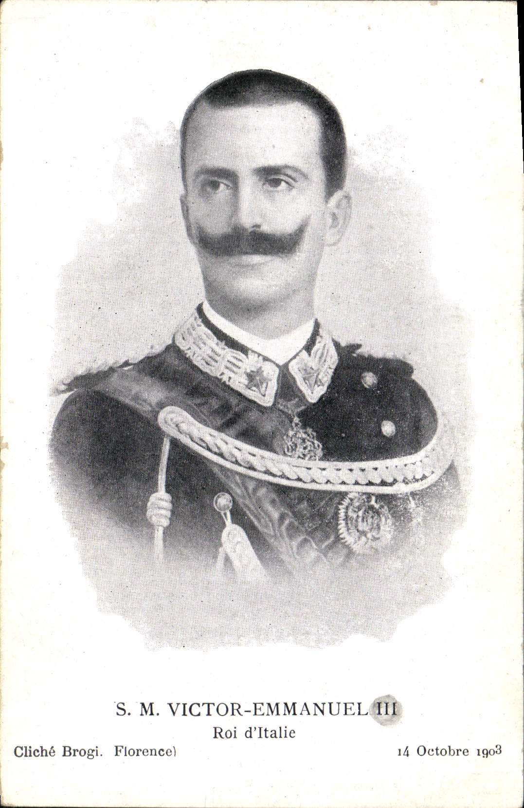 VINTAGE POSTCARD SM Victor Emmanuel III King d' Italia