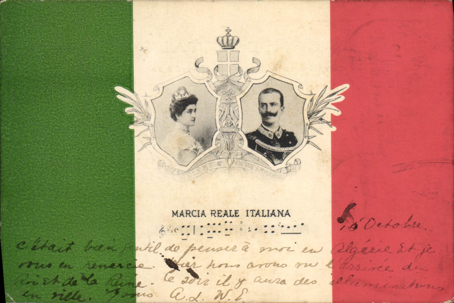 VINTAGE POSTCARD Marce Reale Italiana