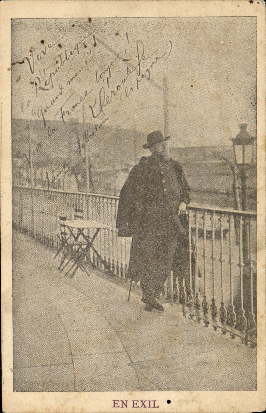 VINTAGE POSTCARD Deroulede In exile