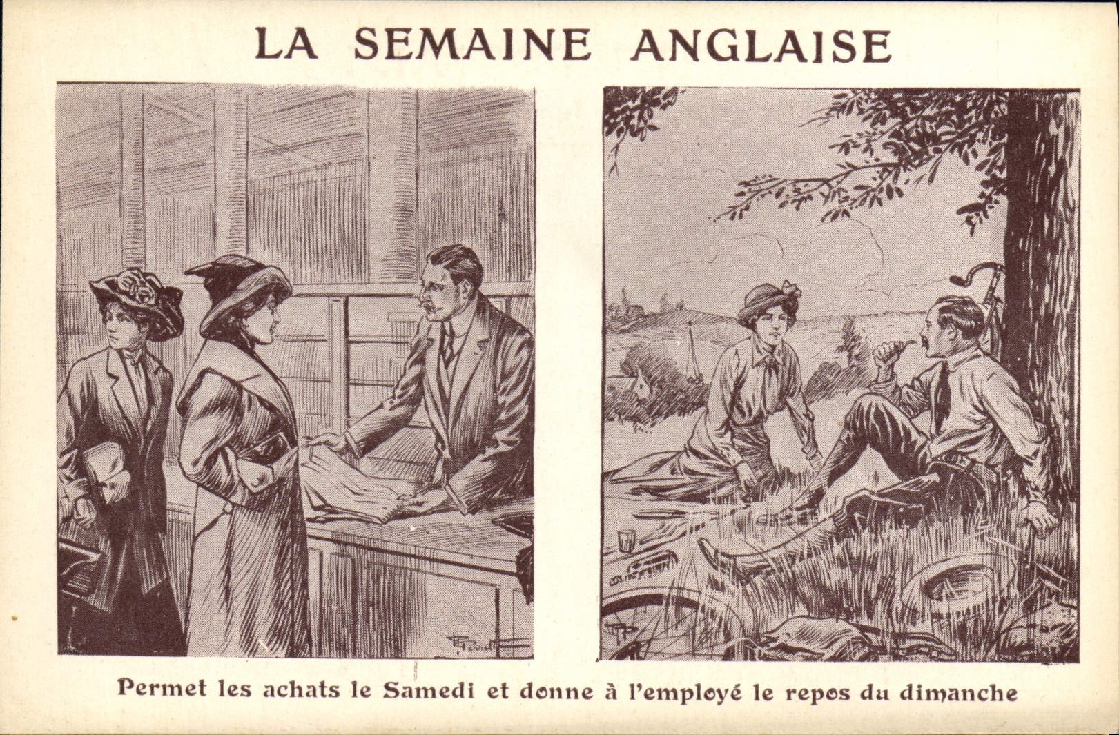 CPA La Semaine Anglaise 