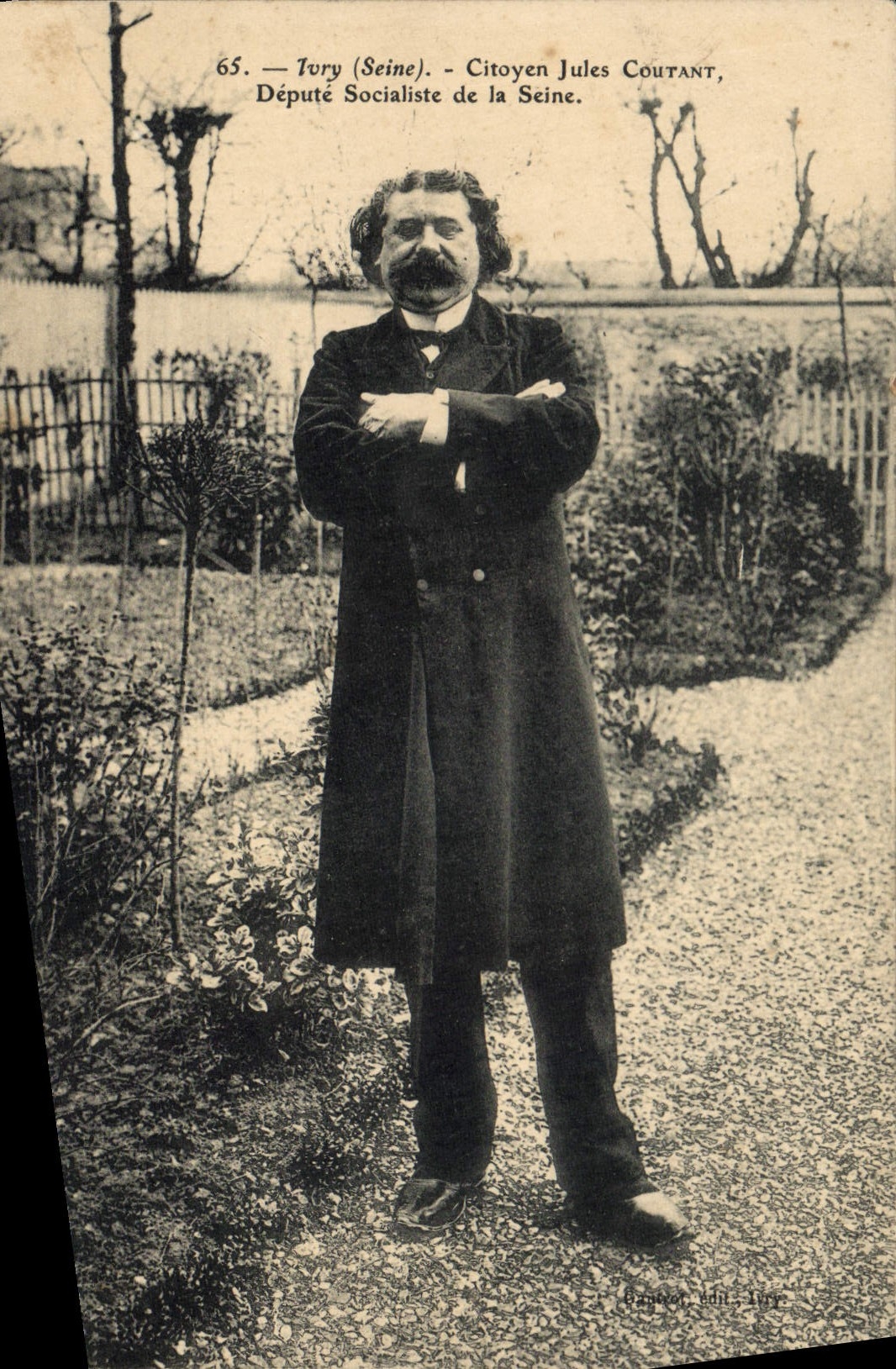 CPA Ivry Citoyen Jules Coutant Depute socialiste de la Seine