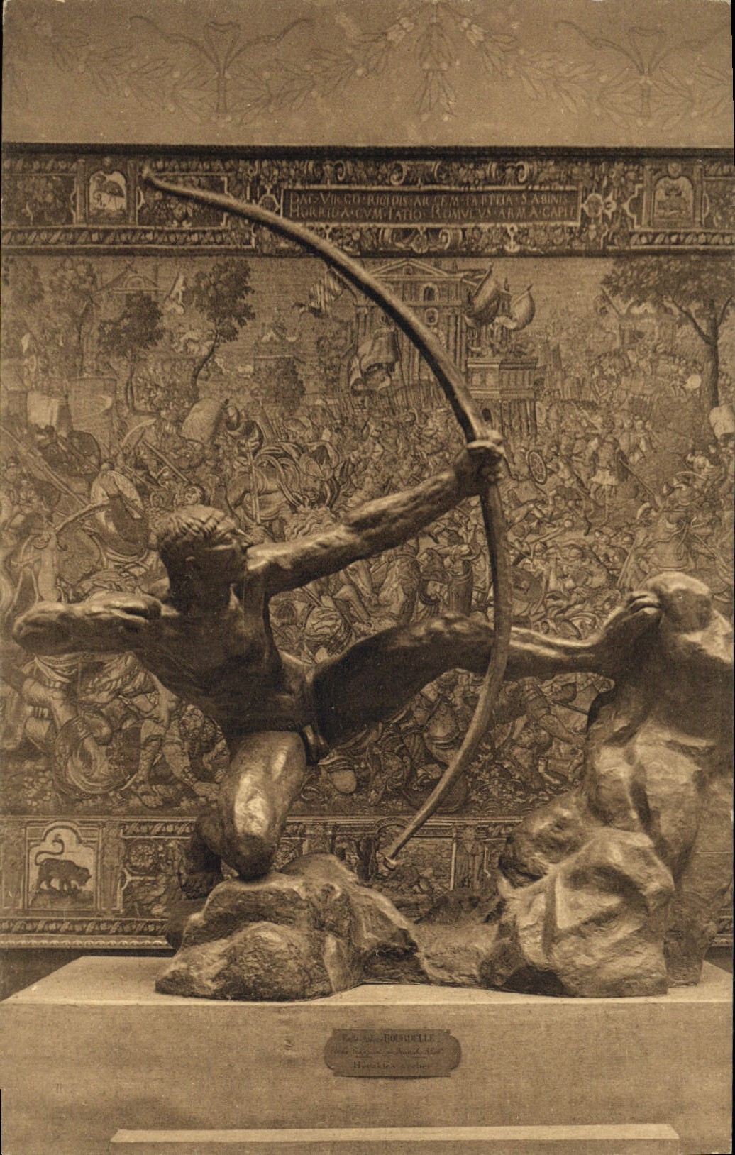CPA Bourdelle Herakles Archer Arc Fleche 