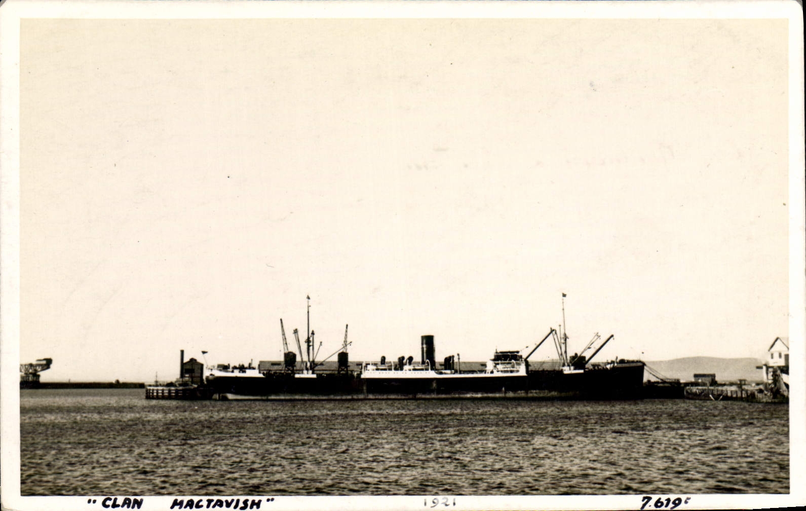 MODERN CARD Boat Mactavish Clan