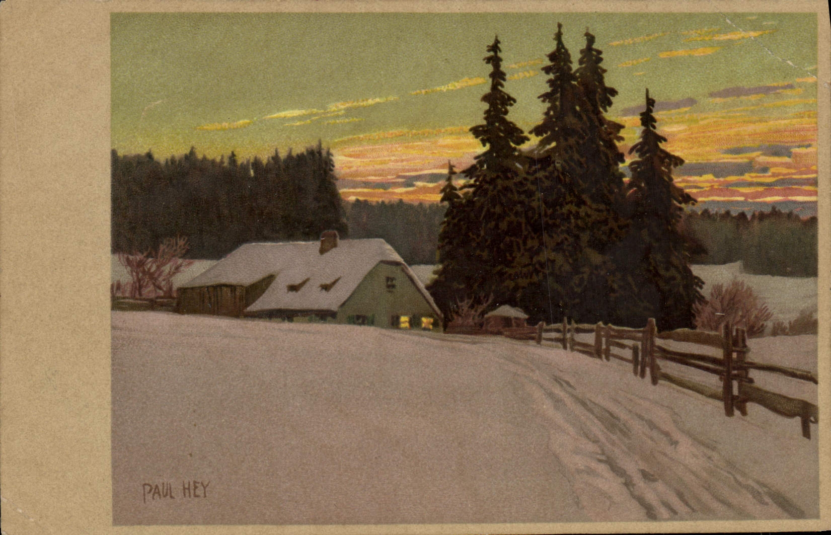 CPA Fantaisie Illustrateur Paul Hey