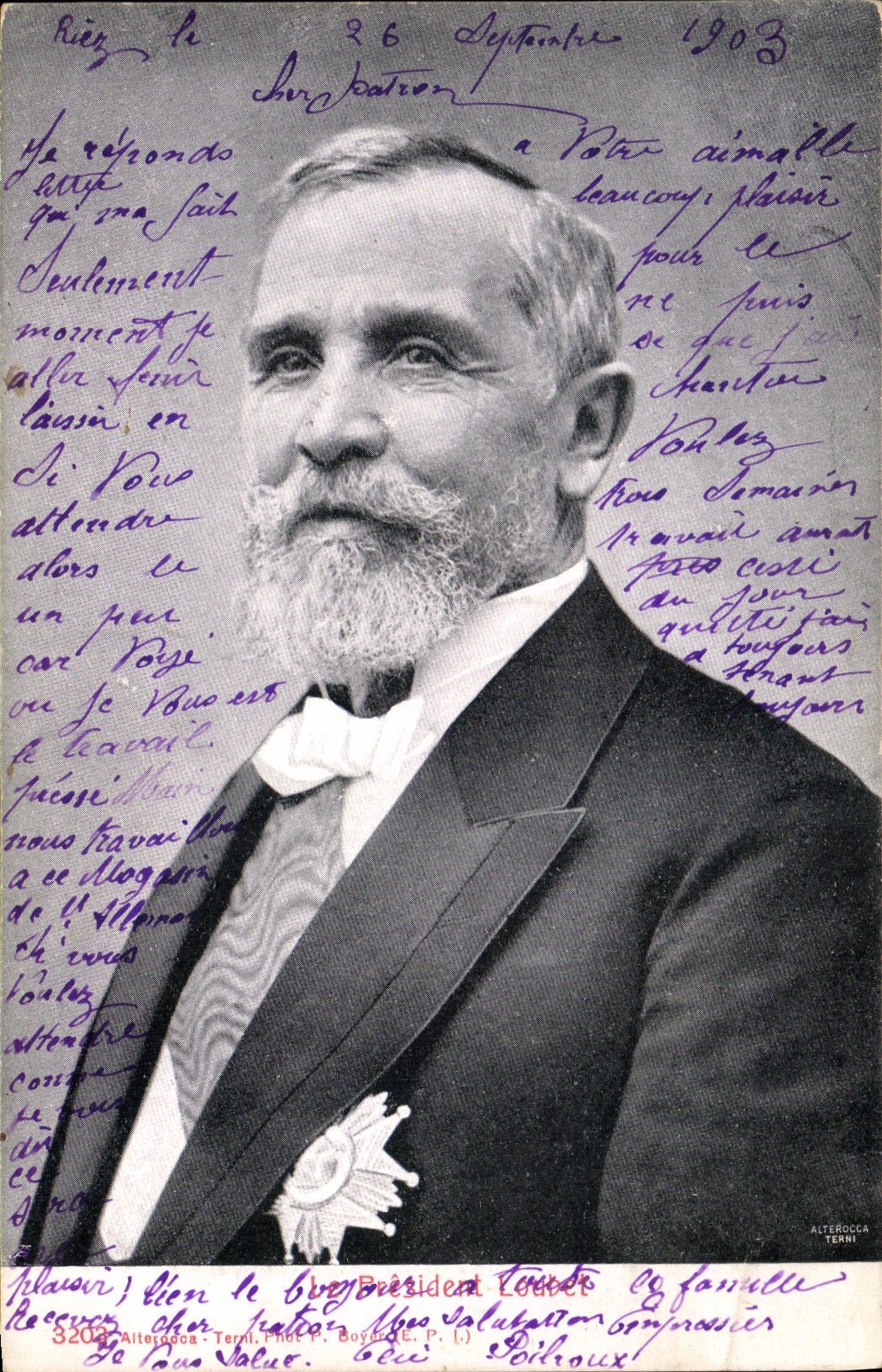 CPA Loubet President de la Republique