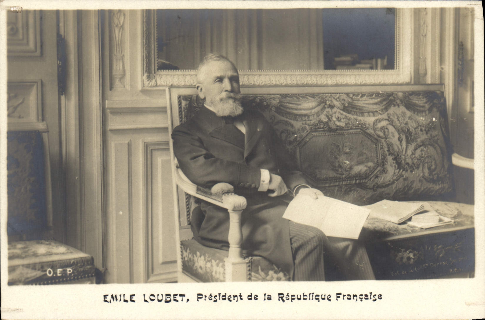 CPA Emile Loubet President de la Republique