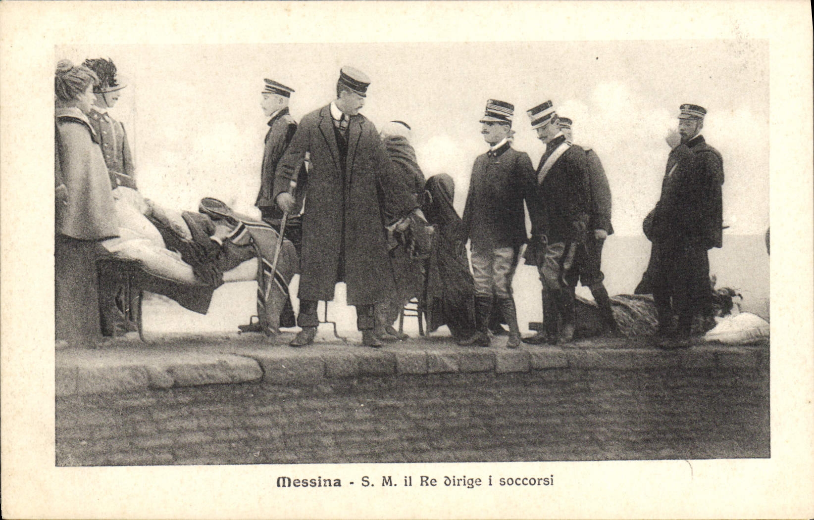CPA Messina SM Il Re Digige i soccorsi