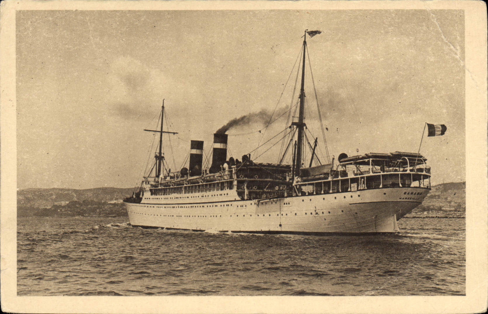 VINTAGE POSTCARD Boat Co Cyp Fabre S Canada