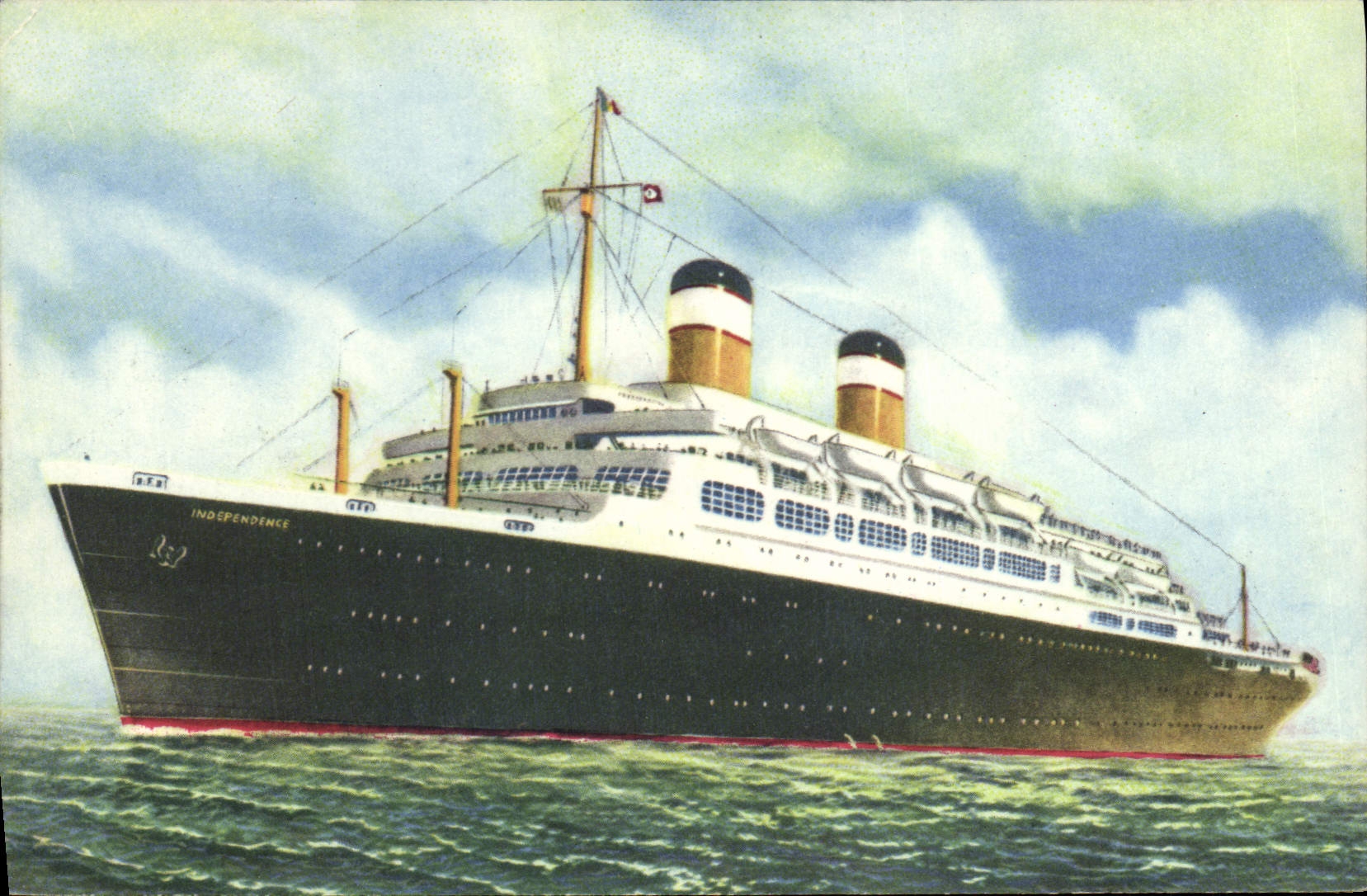 CPA Bateau American Export lines Independance