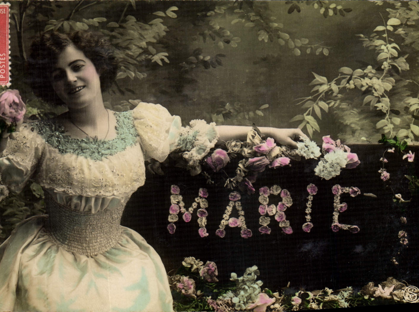 CPA Fantaisie Femme Marie Prenom