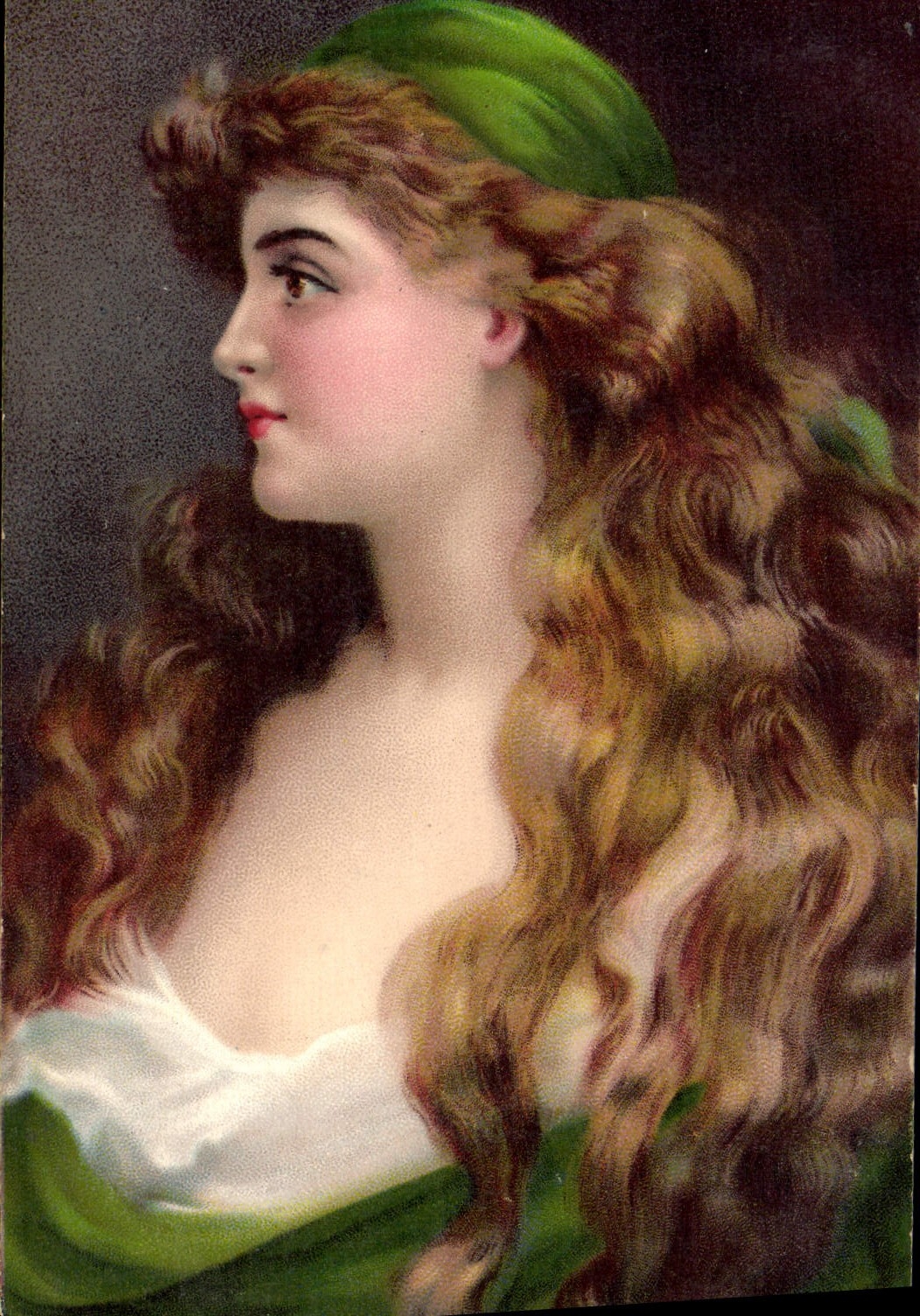 CPA Fantaisie Illustrateur Femme