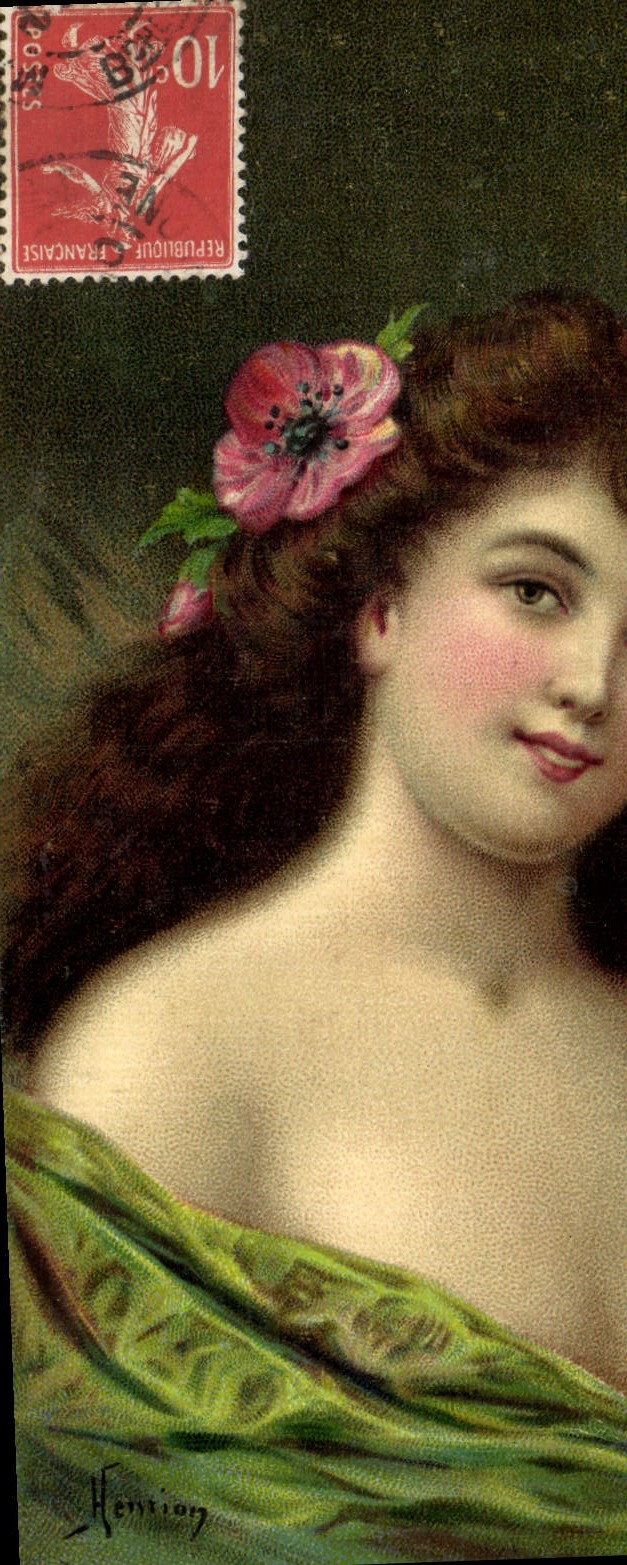 CPA Fantaisie Illustrateur Femme