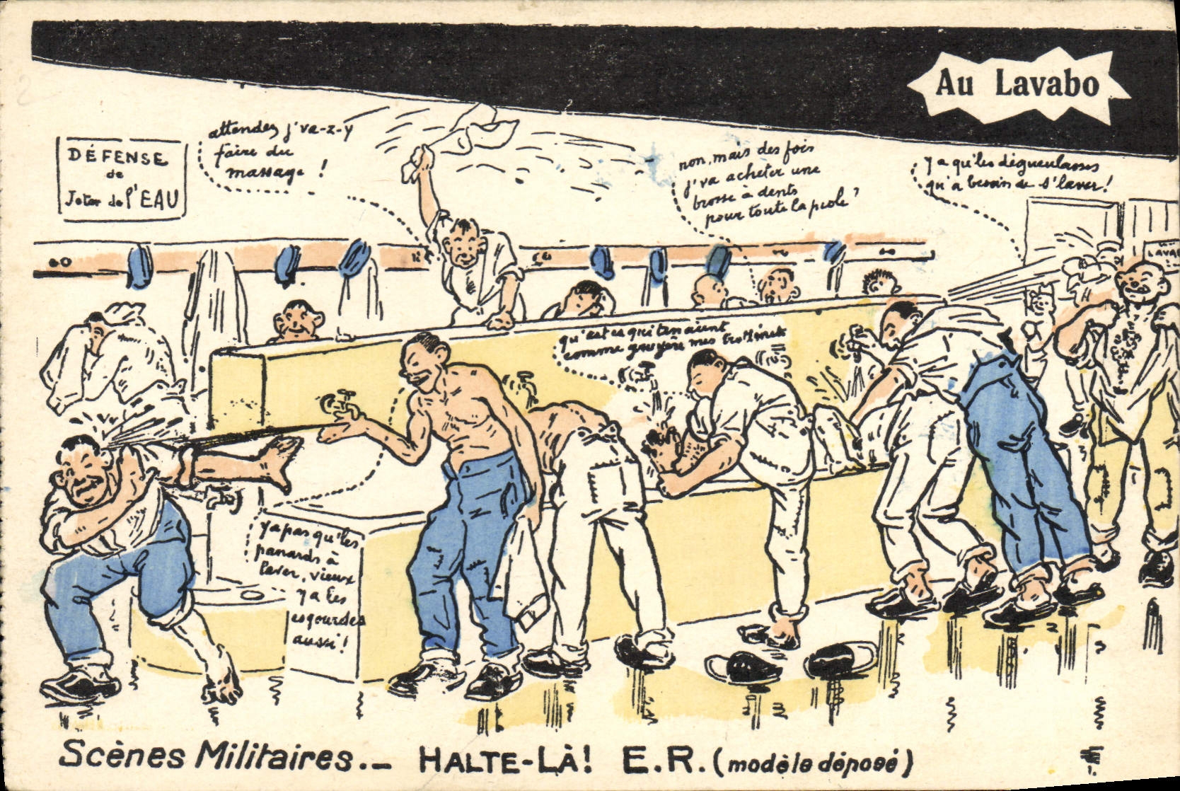 CPA Militaria scenes Militaires