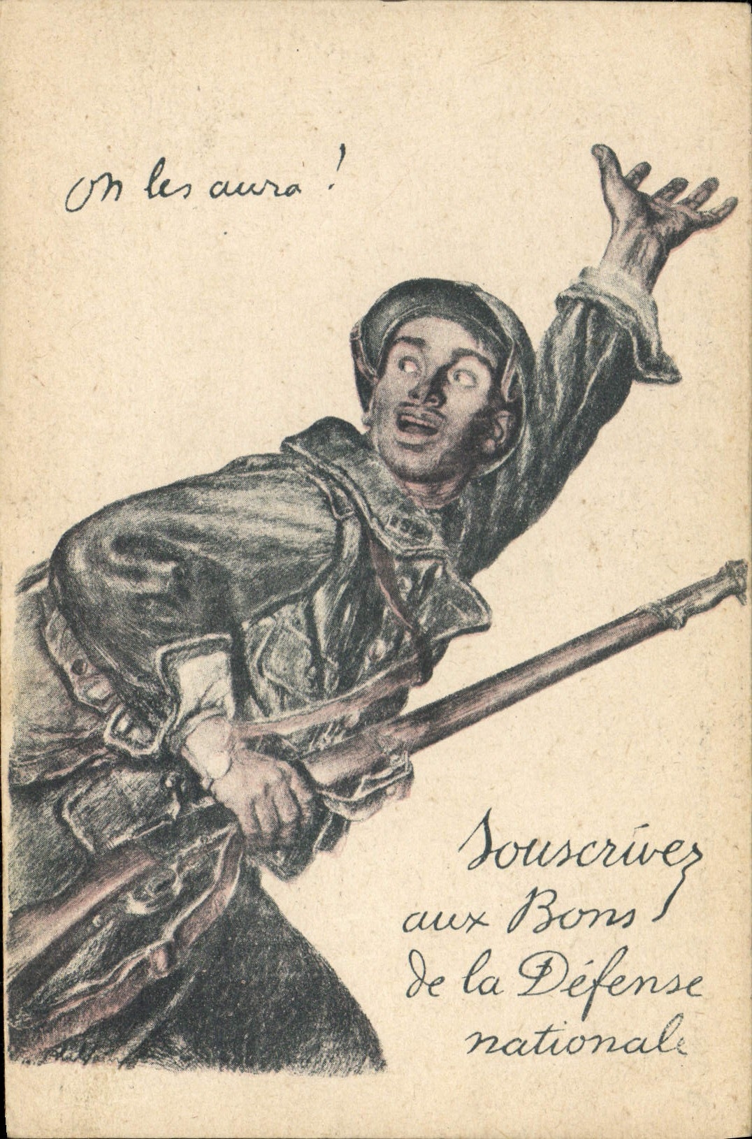 CPA Militaria Bons de la Defense Nationale