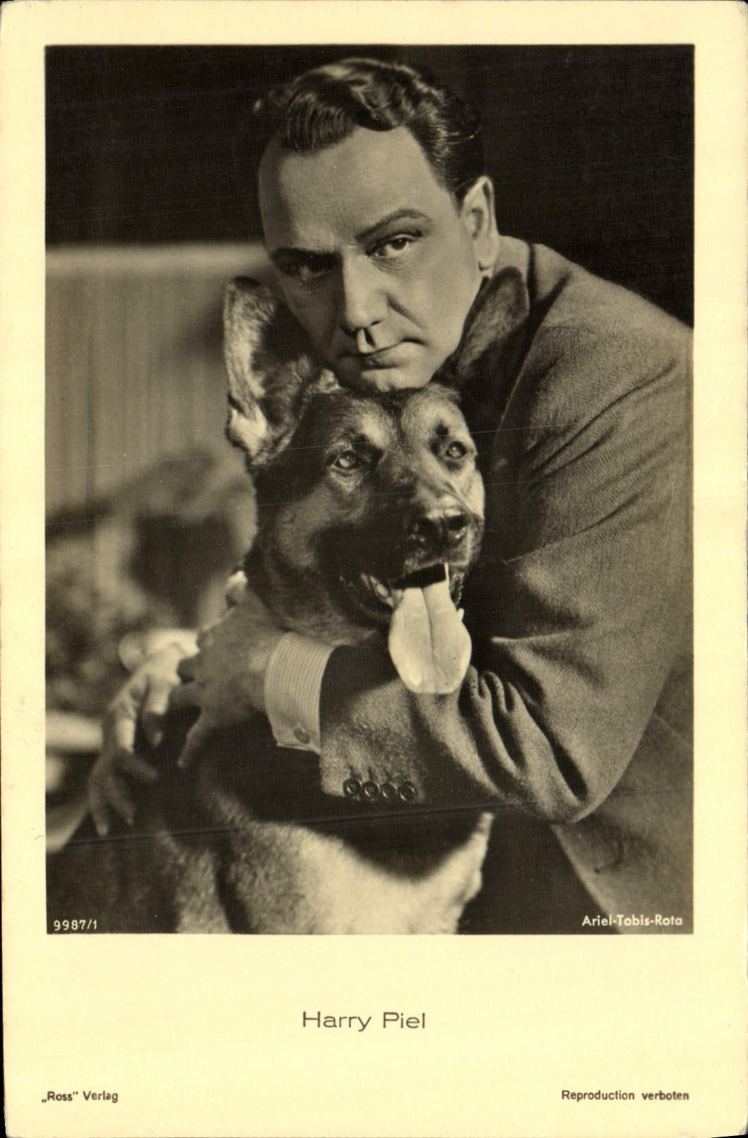 MODERN CARD Cinema Harry Piel Chein German Shepherd